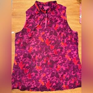 EUC Banana Republic sleeveless top, Large, Pink/Purple